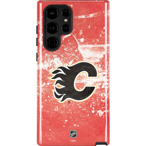 NHL Calgary Flames Frozen Galaxy S25 Ultra Impact Case